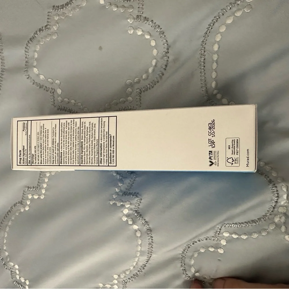 Murad Clarifying Body Spray - Blue (Acne Control) NWt